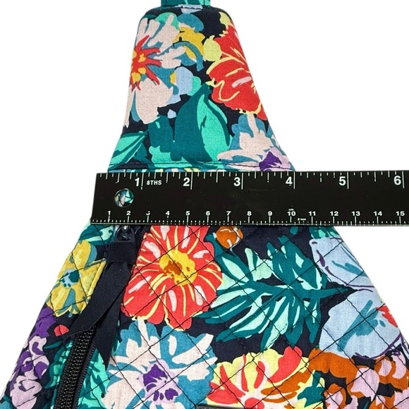 Vera Bradley Happy Blooms Pattern Sling Backpack • Lightweight & Functional - Picture 12 of 14